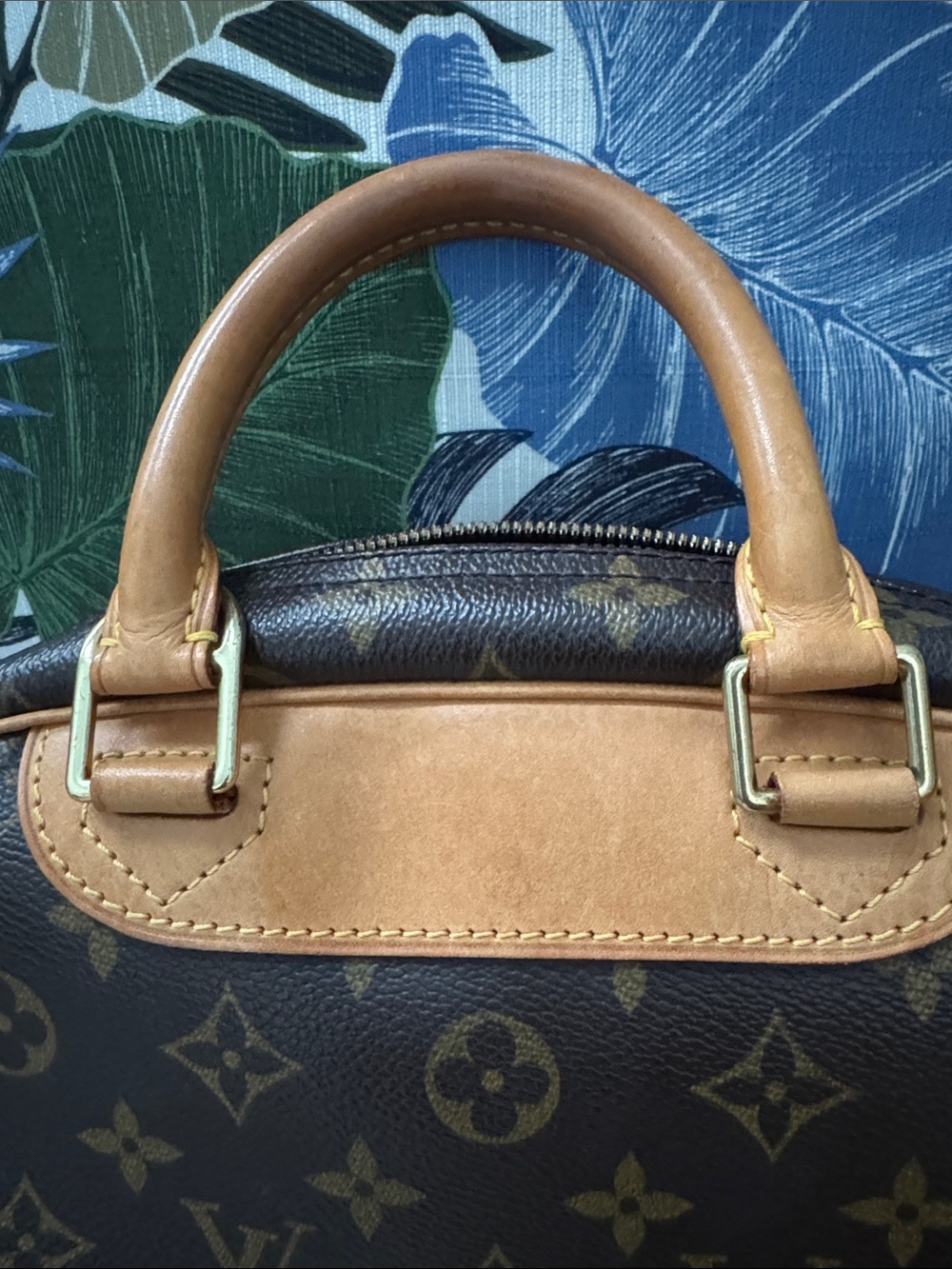 Louis Vuitton Monogram Dome Handbag in Brown & Tan Leather - Picture 11 of 12